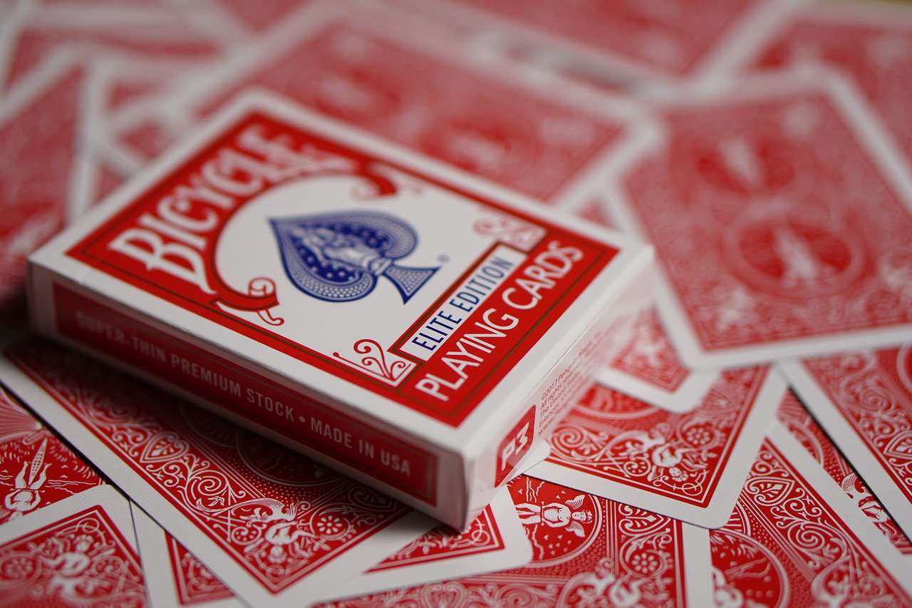 Bicycle playing cards stock sale