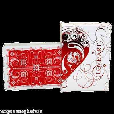PlayingCardDecks.com-Love Art Red Playing Cards Custom Deck USPCC