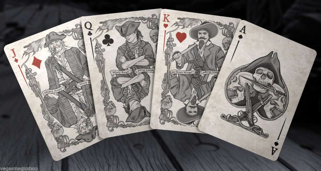 PlayingCardDecks.com-Pirate Seven Seas Playing Cards Deck USPCC