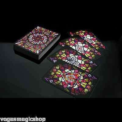 PlayingCardDecks.com-Stained Glass Bicycle Playing Cards Deck
