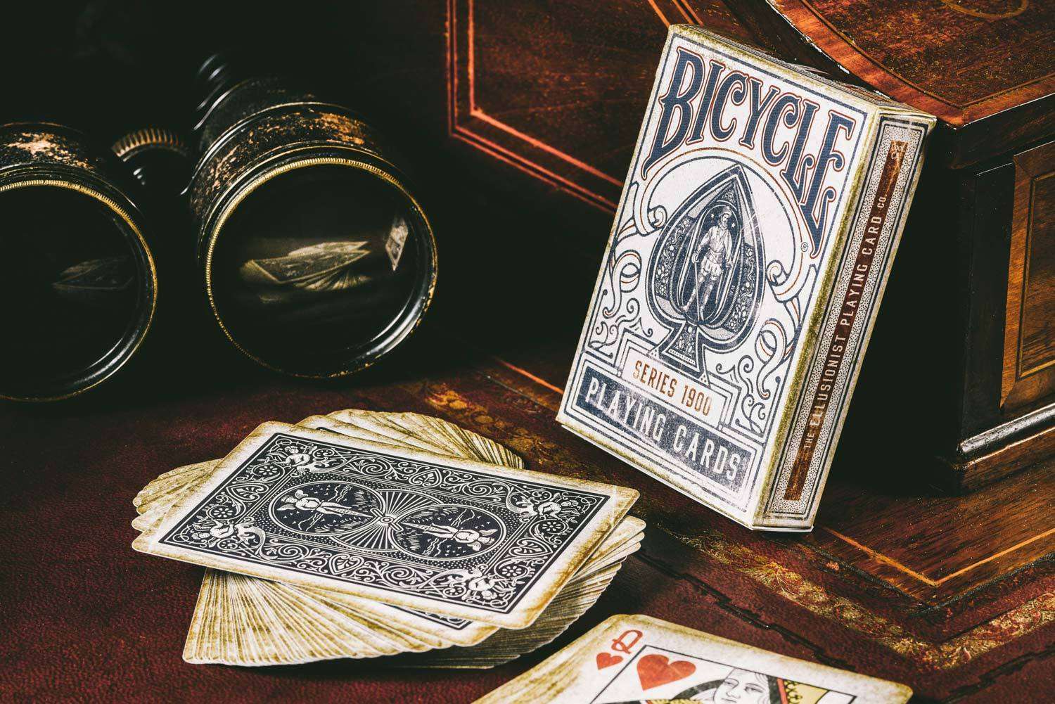 PlayingCardDecks.com-1900 Series Blue Marked Bicycle Playing Cards