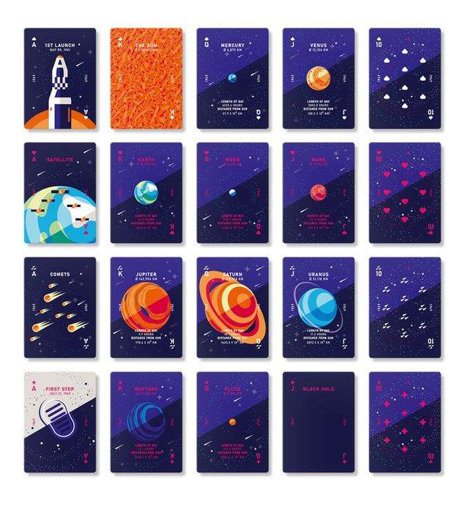 1969 Space Playing Cards Cartamundi 1969 Space Playing Cards Cartamundi