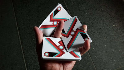 PlayingCardDecks.com-Neon Line Playing Cards USPCC