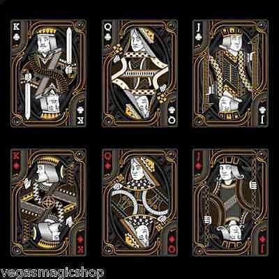 PlayingCardDecks.com-Blackout Kingdom Playing Cards Side Open Tuck Box