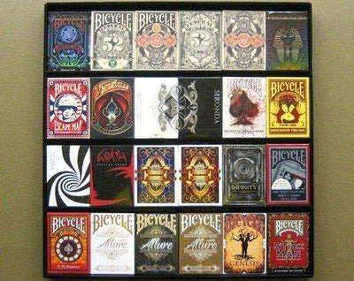 PlayingCardDecks.com-24 Deck Acrylic Playing Card Wall Display