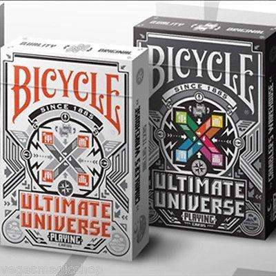 PlayingCardDecks.com-Ultimate Universe Colored & Grayscale Deck Set Bicycle Playing Cards