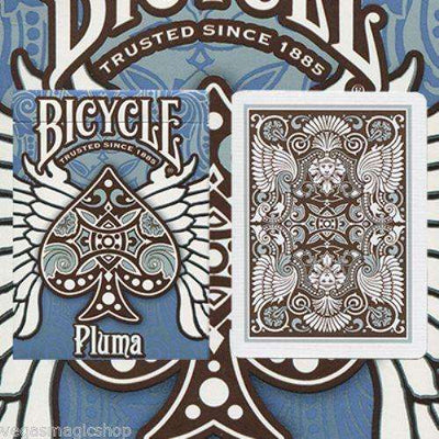 PlayingCardDecks.com-Pluma Blue Bicycle Playing Cards Deck