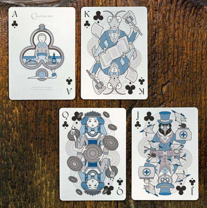 PlayingCardDecks.com-Pinocchio Sapphire Blue Playing Cards USPCC