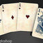PlayingCardDecks.com-Civil War Red & Blue Deck Set Bicycle Playing Cards