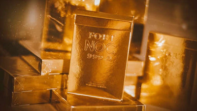 PlayingCardDecks.com-Fort NOC Gold Playing Cards USPCC