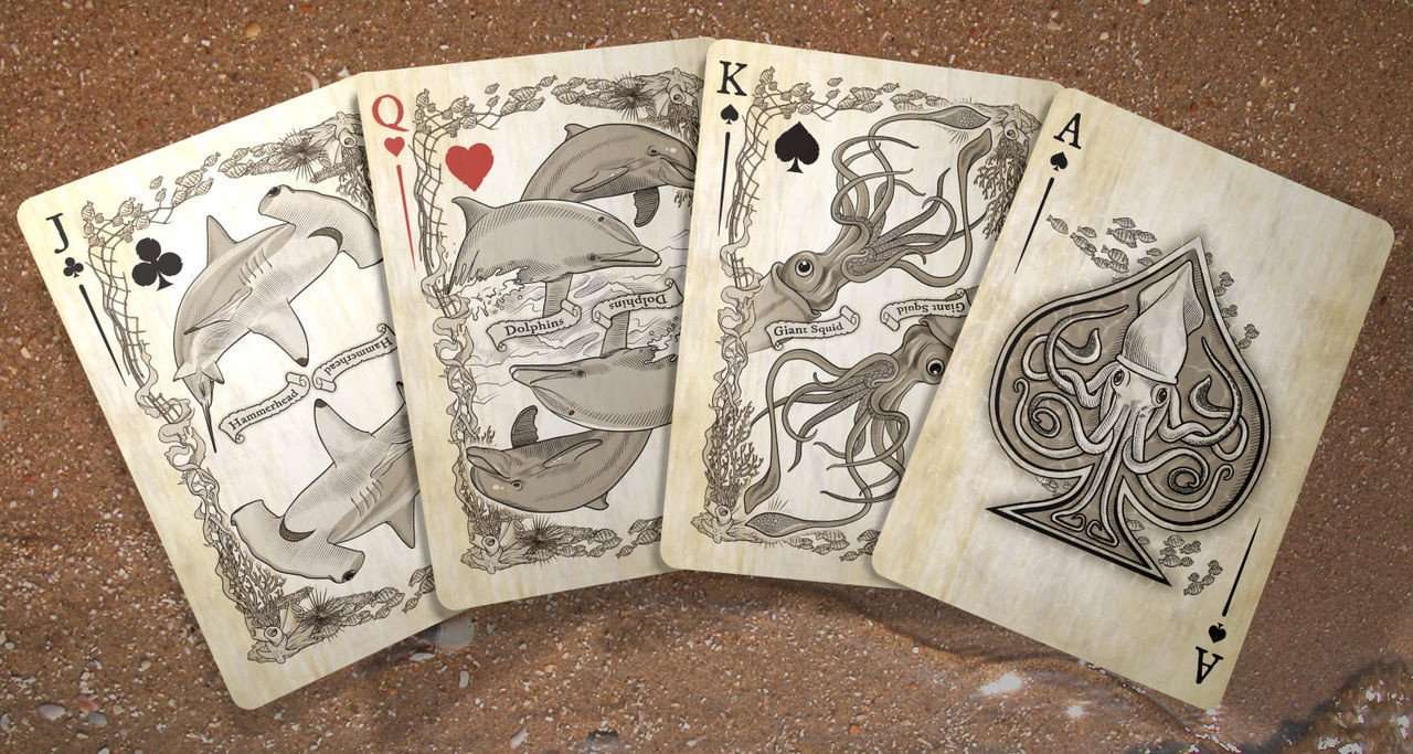 PlayingCardDecks.com-Sea Creatures Playing Cards Deck USPCC