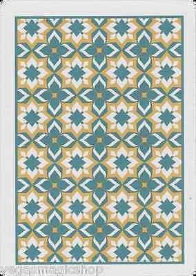 PlayingCardDecks.com-Madison Bicycle Playing Cards Turquoise & Gold