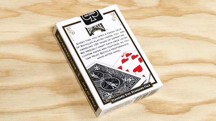 Black Standard Bicycle Playing Cards – PlayingCardDecks.com