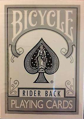 Silver Rider Back Bicycle Playing Cards