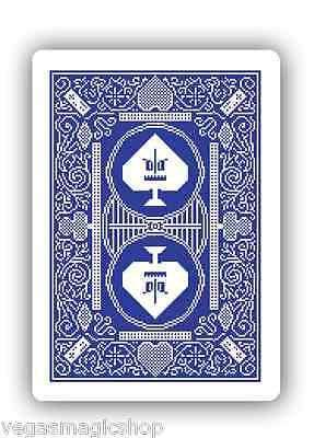 PlayingCardDecks.com-8-Bit Traditional Blue Pixelated Bicycle Playing Cards Deck