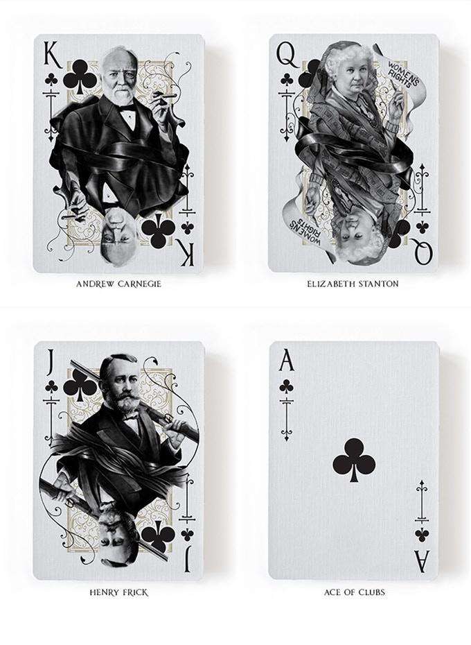 PlayingCardDecks.com-Titans Robber Barons Playing Cards LPCC - Black & Blue