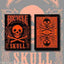 PlayingCardDecks.com-Skull Metallic Orange Bicycle Playing Cards Deck
