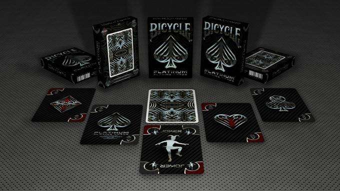 PlayingCardDecks.com-Platinum Bicycle Playing Cards