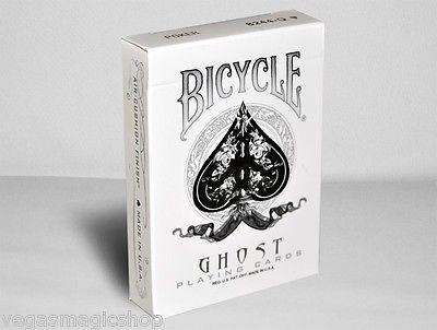 PlayingCardDecks.com-Ghost White Bicycle Playing Cards