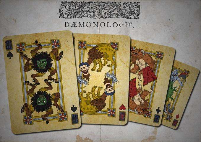 PlayingCardDecks.com-Demonologie Playing Cards LPCC