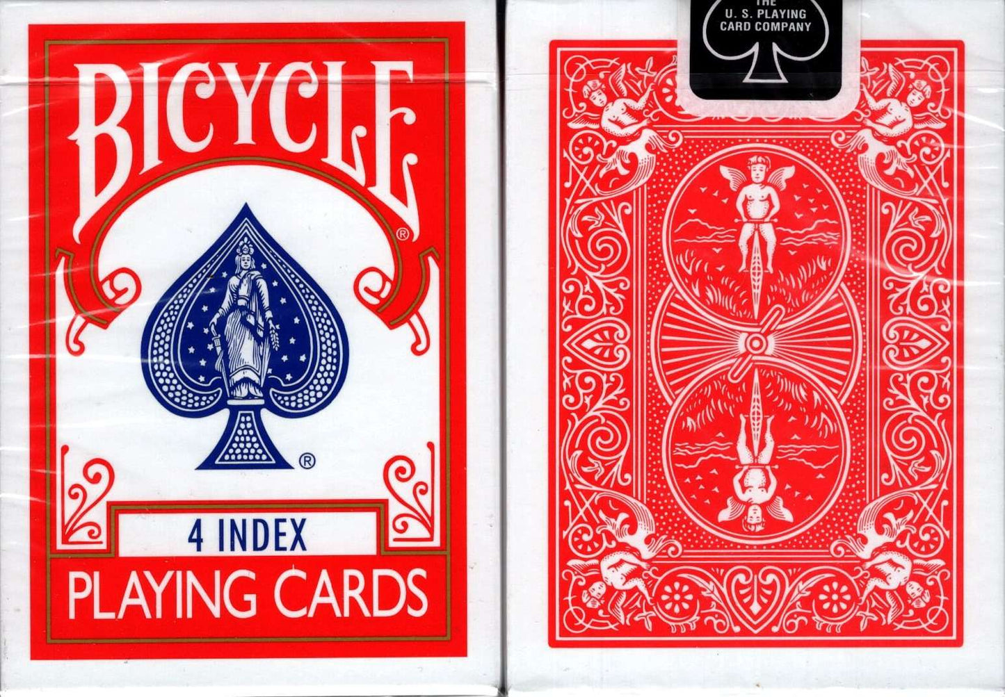 4 Index Bicycle Playing Cards