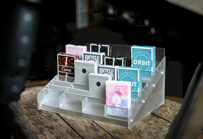 PlayingCardDecks.com-40 Deck Acrylic Playing Card Display