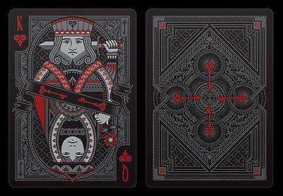 PlayingCardDecks.com-Spirit Black Playing Cards EPCC