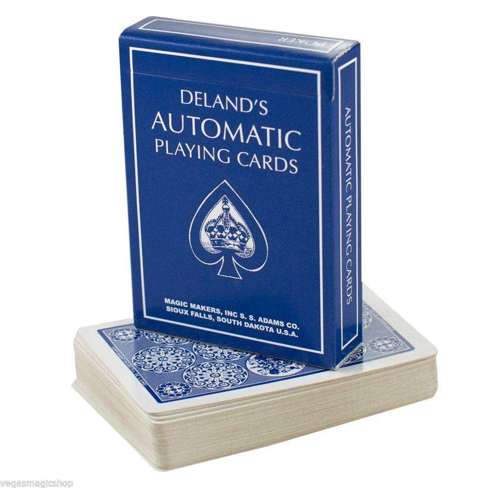 PlayingCardDecks.com-Blue Deland's Automatic Playing Cards Deck