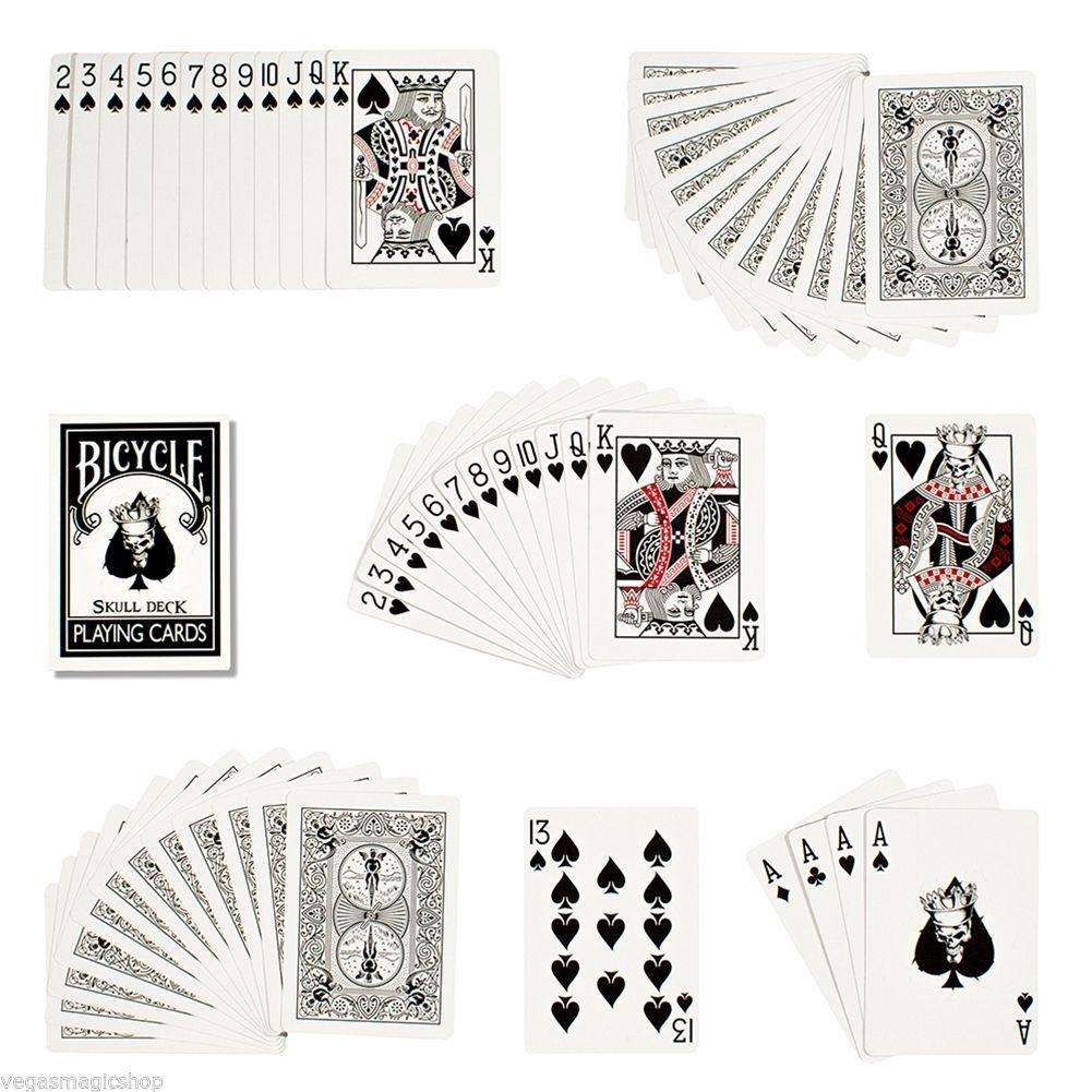 PlayingCardDecks.com-Skull Bicycle Playing Cards