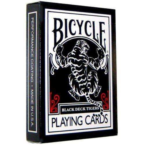 Black Tiger Bicycle Playing Cards