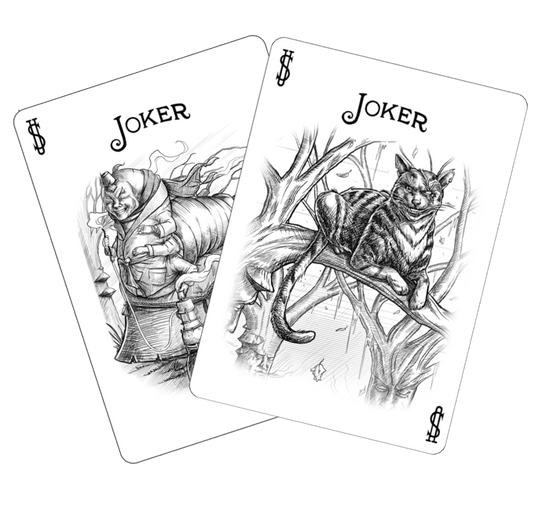 White Rabbit Bicycle Playing Cards | PlayingCardDecks.com