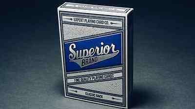 PlayingCardDecks.com-Superior Blue Playing Cards Deck EPCC
