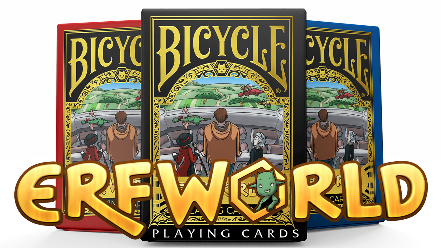 PlayingCardDecks.com-Erfworld Bicycle Playing Cards - 3 Deck Set