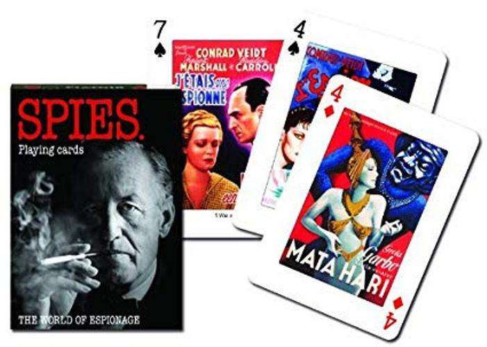 PlayingCardDecks.com-Spies World of Espionage Playing Cards Piatnik
