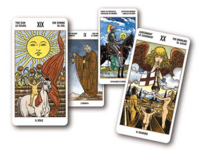 PlayingCardDecks.com-Universal Tarot Deck - 78 Card Deck & Guide Booklet