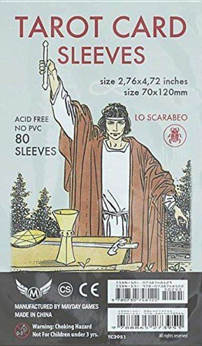 PlayingCardDecks.com-Tarot Protective Card Sleeves - 80 Count - Acid Free, No PVC - 70 x 120 mm
