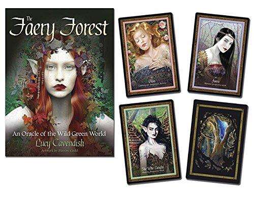 PlayingCardDecks.com-The Faery Forest Oracle Deck - 45 Cards & 136 Page Guidebook