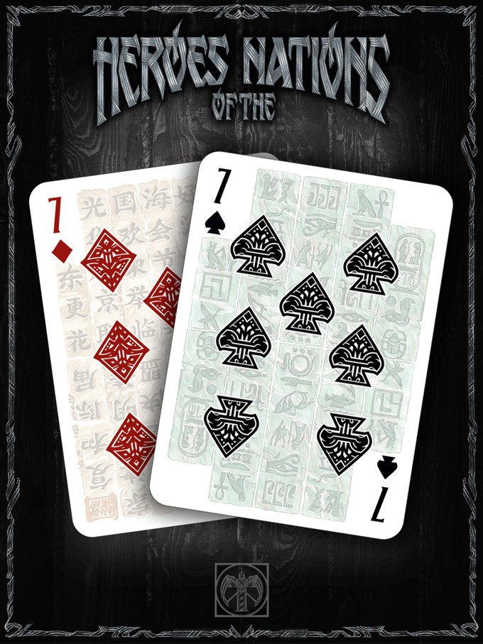 PlayingCardDecks.com-Heroes of the Nations Playing Cards USPCC