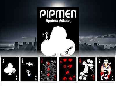 PlayingCardDecks.com-Pipmen Shadow Playing Cards Deck LPCC