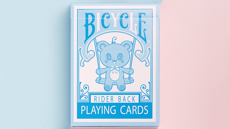 PlayingCardDecks.com-Lovely Bear Bicycle Playing Cards: Light Blue