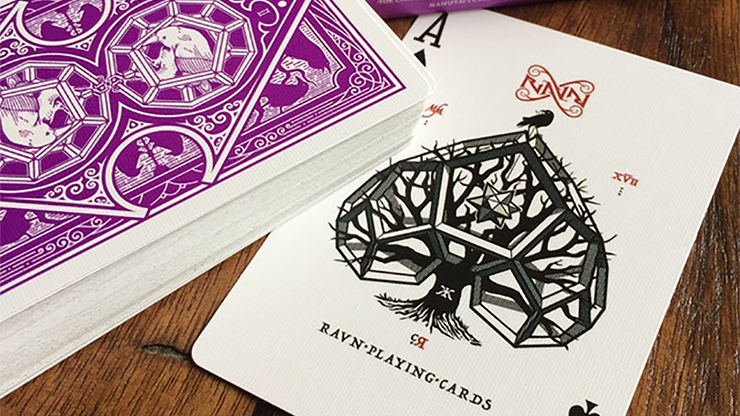 PlayingCardDecks.com-Ravn Purple Haze Playing Cards Cartamundi