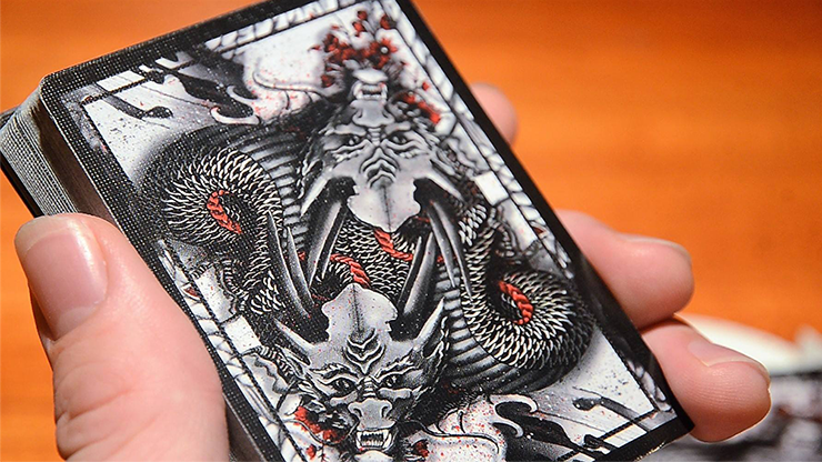 Block Dragon Card Black Dragon Series Standard Playing Cards MPC – PlayingCardDecks.com