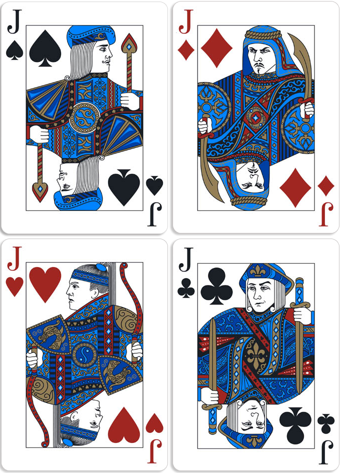 PlayingCardDecks.com-Crown Jewels Sapphire Art Edition Playing Cards SPCC