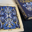 PlayingCardDecks.com-5th Kingdom Blue Gilded Playing Cards USPCC