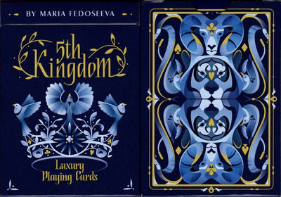 PlayingCardDecks.com-5th Kingdom Blue Playing Cards USPCC: Deck