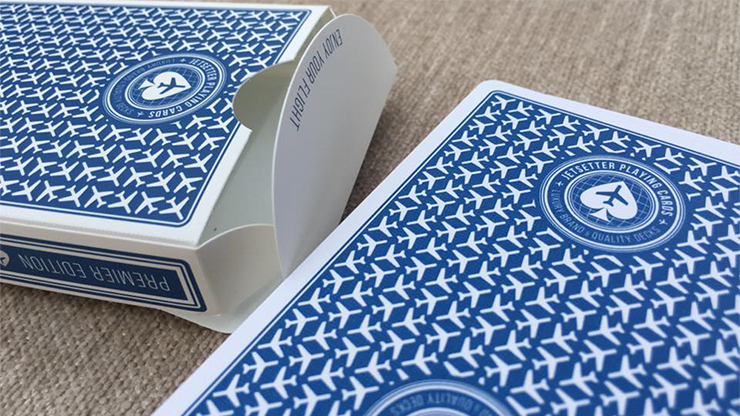 PlayingCardDecks.com-Jetsetter Premier Altitude Blue v2 Playing Cards EPCC