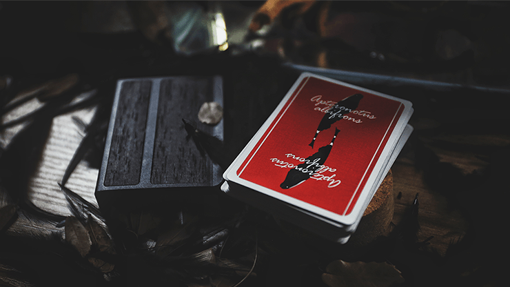 PlayingCardDecks.com-Plume Knife Red Playing Cards