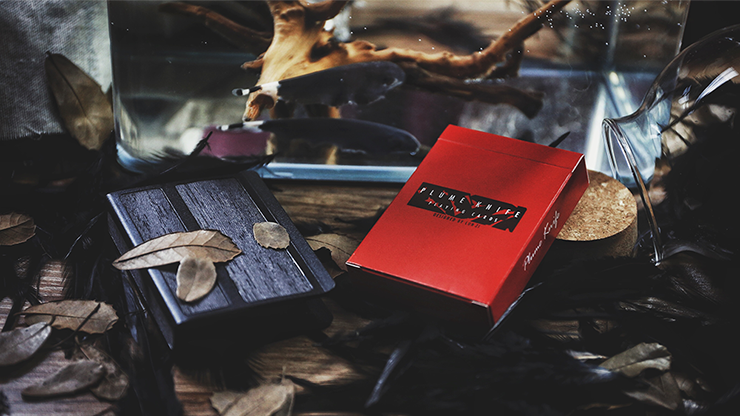 PlayingCardDecks.com-Plume Knife Red Playing Cards