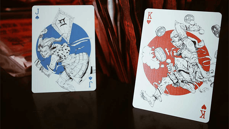 PlayingCardDecks.com-Fujin & Raijin (2 Deck Set) Playing Cards