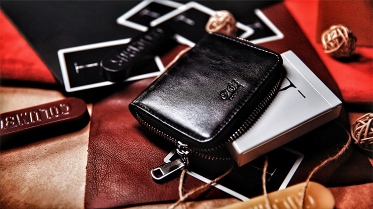 PlayingCardDecks.com-Zipper Playing Card Deck Case - Premium Artificial Leather
